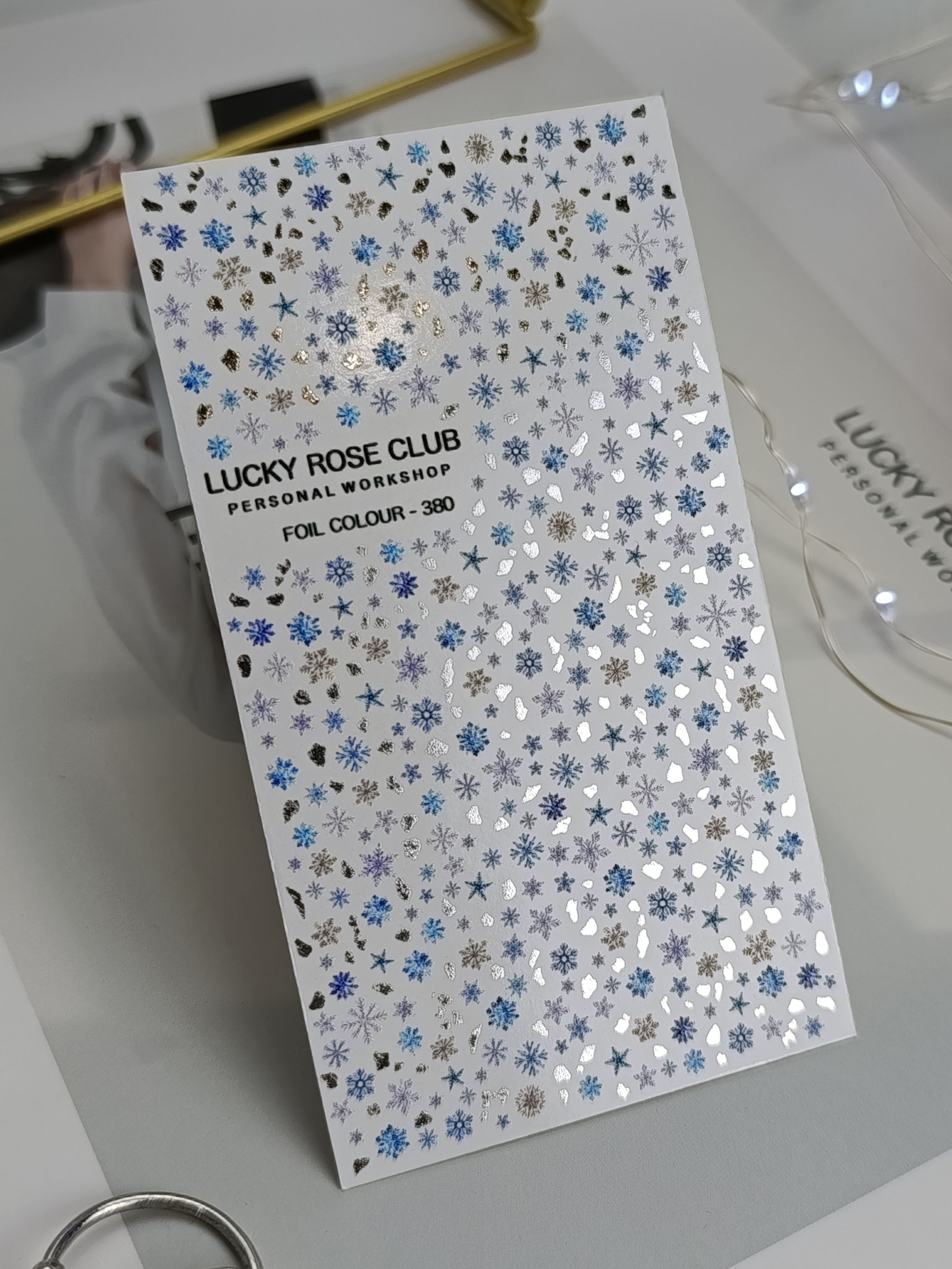 Слайдер Lucky Rose foil colour-380