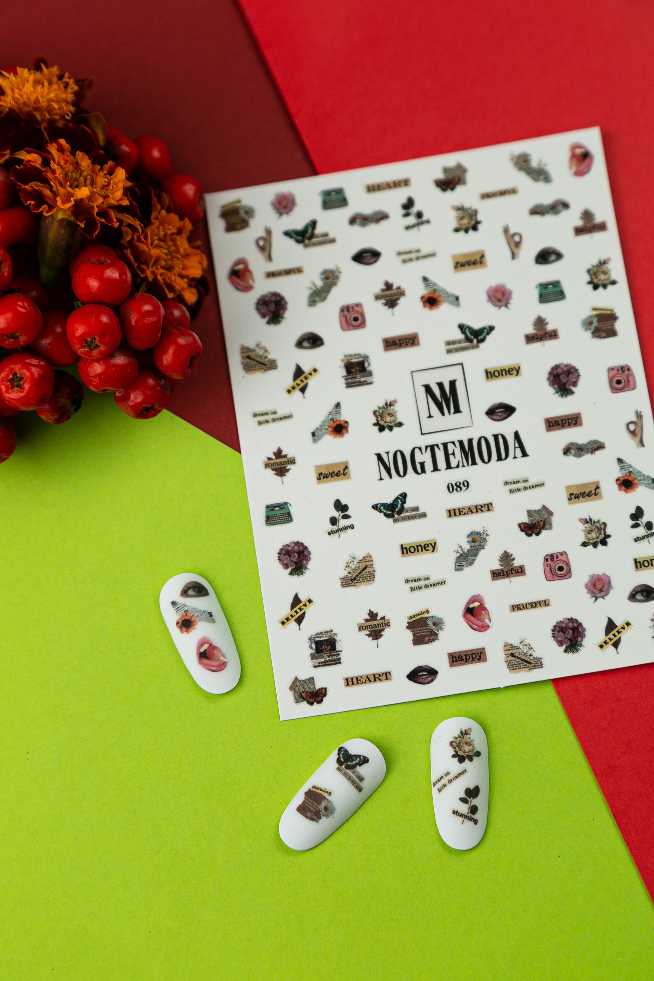 Наклейки NOGTEMODA 089