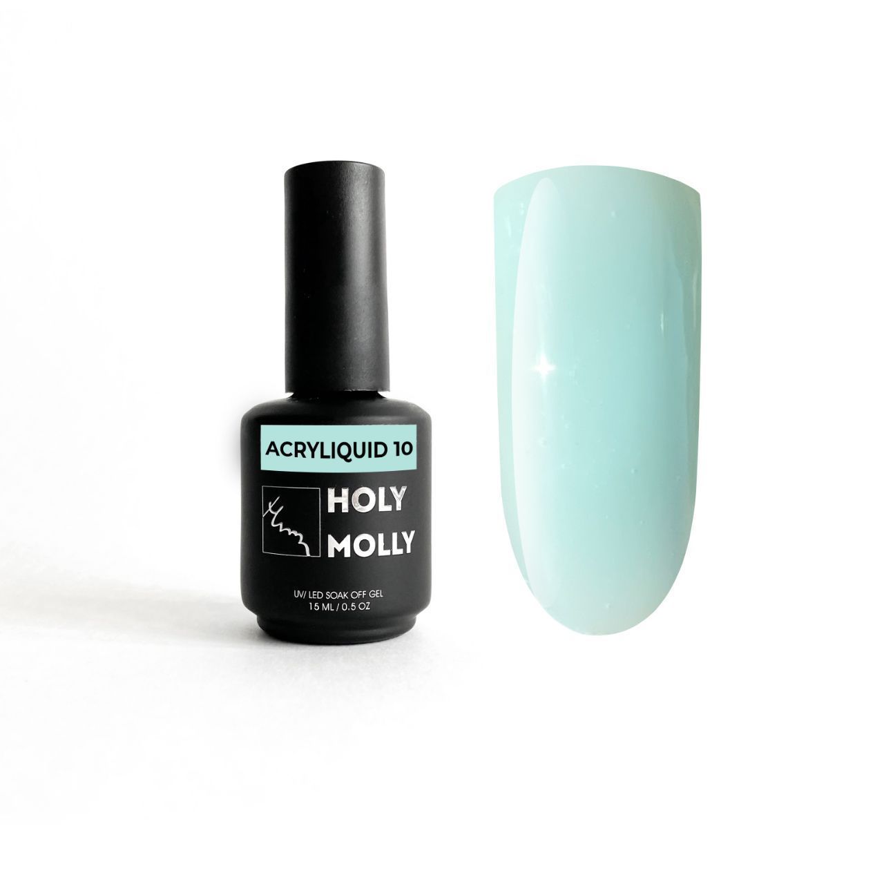 Жидкий акригель HOLY MOLLY Acryliquid №10 15мл РАСПРОДАЖА