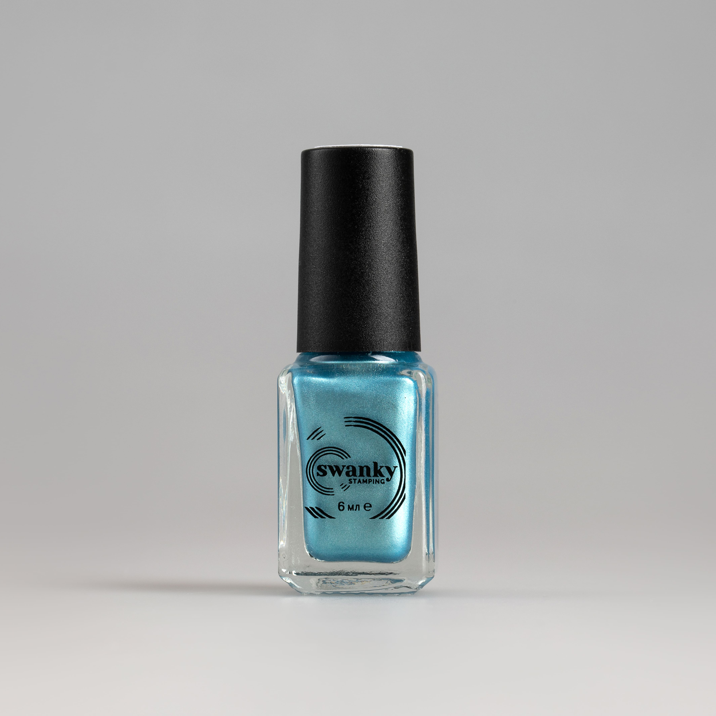 Лак для стемпинга SWANKY STAMPING №M123 лазурный 6мл РАСПРОДАЖА